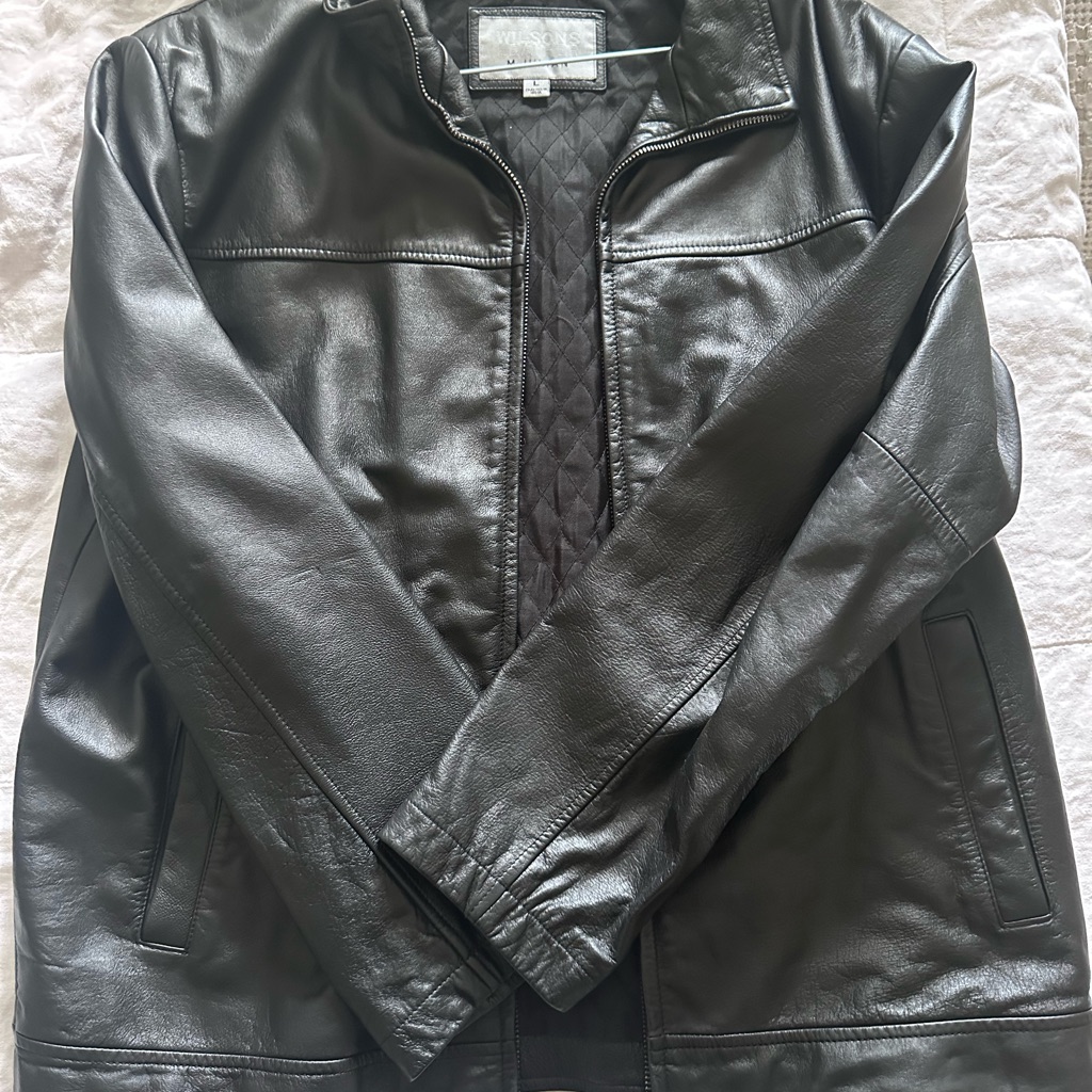 Wilsons Leather Black Leather Jacket
